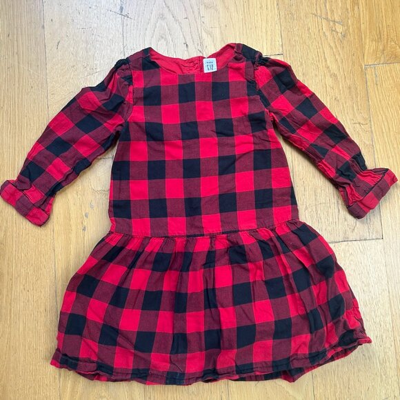 Baby Gap Buffalo Check Dress - Picture 1 of 3
